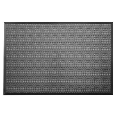 Ergomat Ergomat Infinity Smooth Black 4ft x 15ft Anti-Fatigue Floor Mat INS0415-BK
